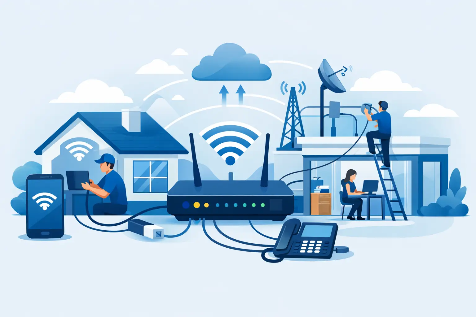 Internet Setup Service for Homes and Small Business