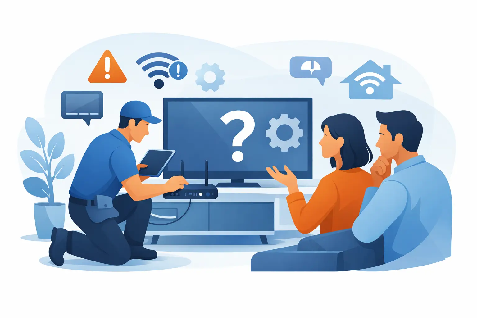 When to Book a Home Tech Troubleshooting Service